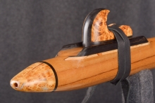 Teak Burl Native American Flute, Minor, Low D-3, #S12L